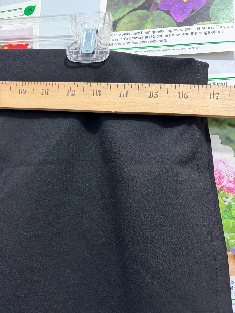 Zara Black Pencil Midi Skirt